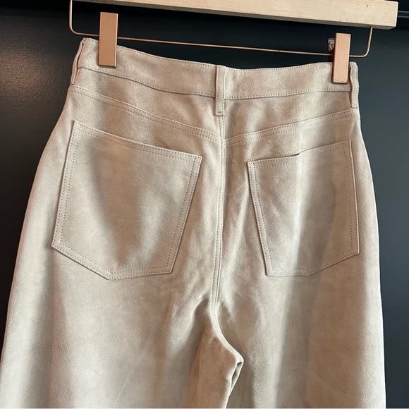 Helsa Suede 5 Pocket Pants in Sandy Beige Size Small - Picture 9 of 13